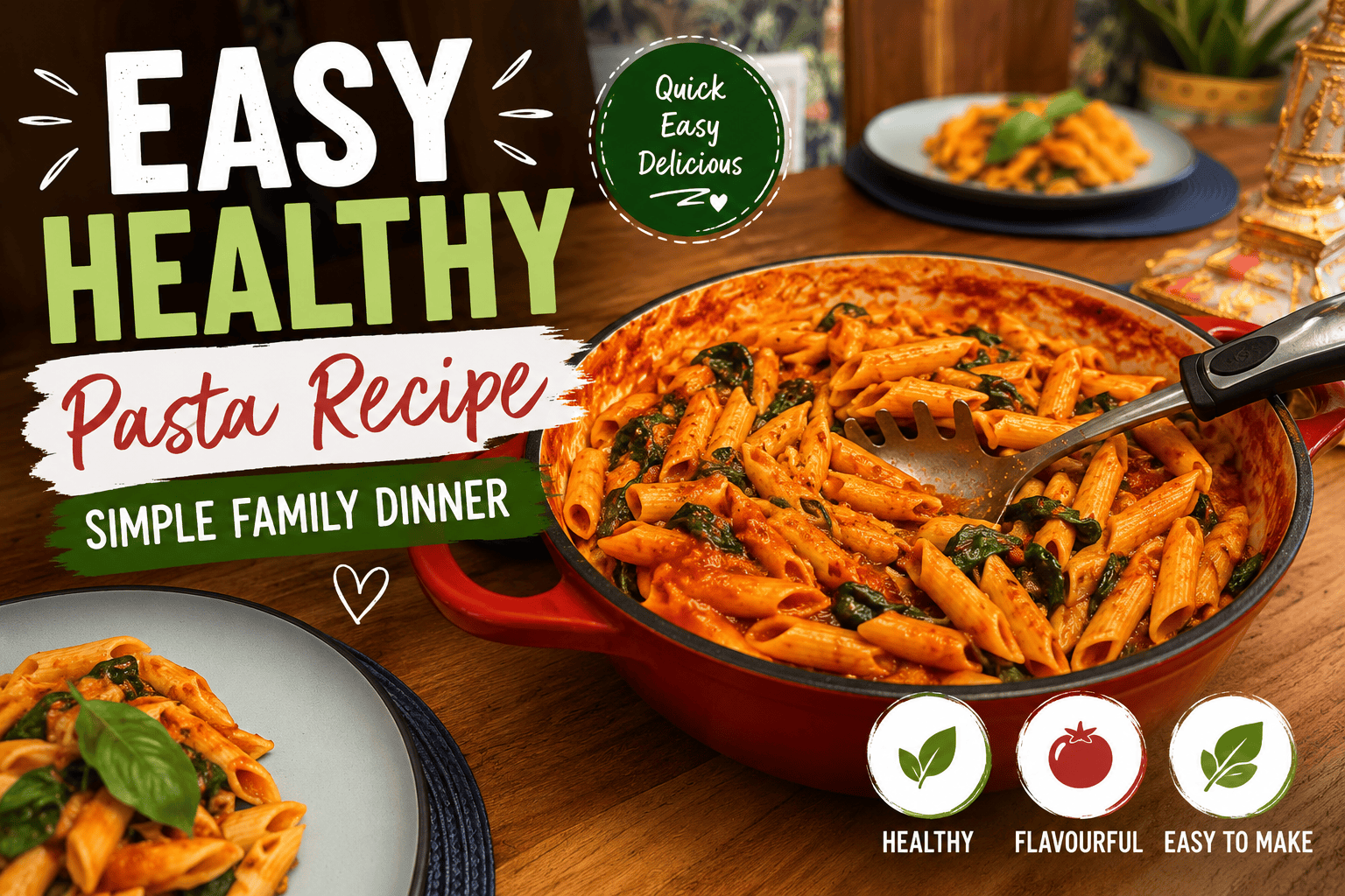 Easy Healthy Pasta Recipe for Busy Families