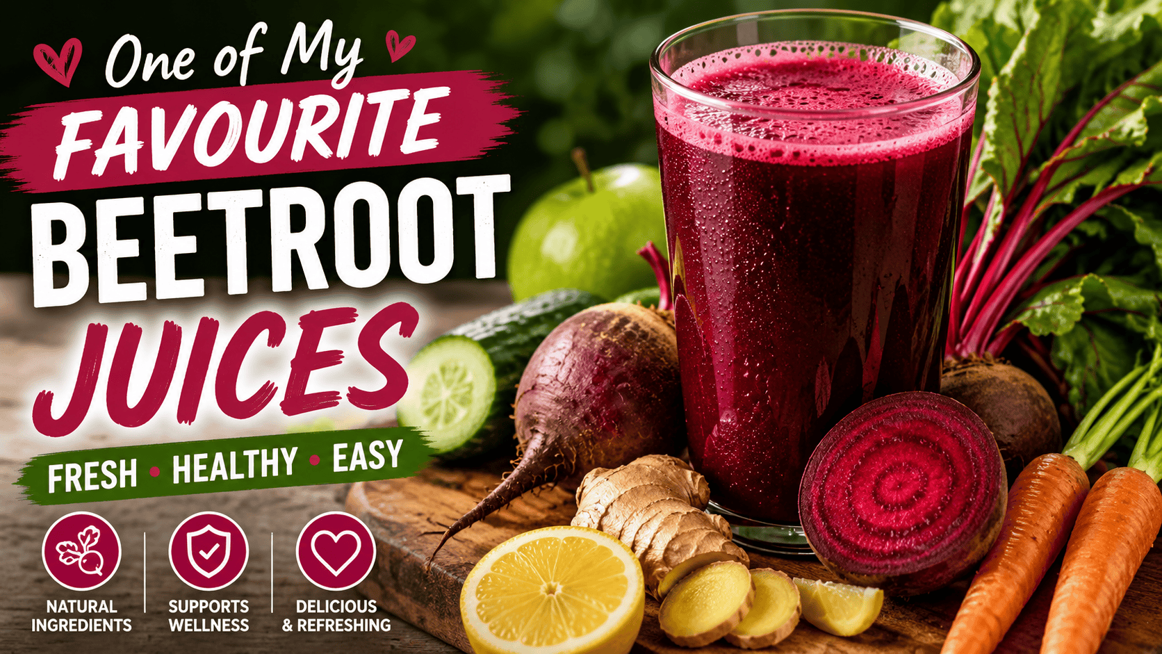 One of My Favourite Beetroot Juices | A Colourful Start to the Day