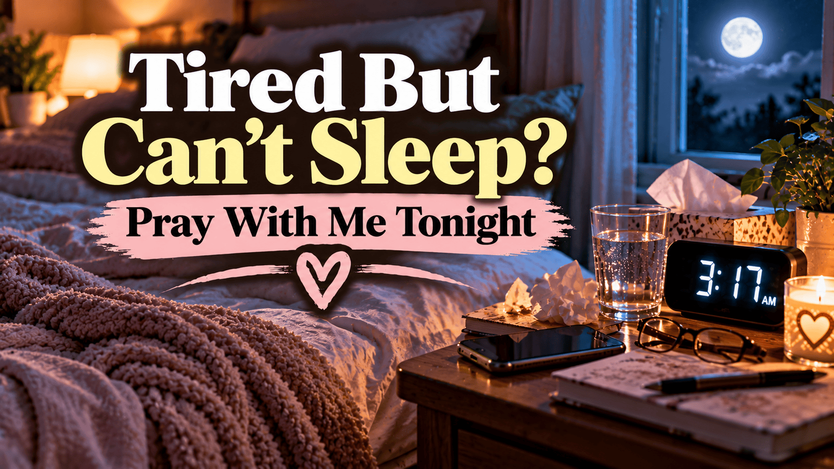 God, I’m Tired but I Can’t Sleep — A Prayer for a Restless Night