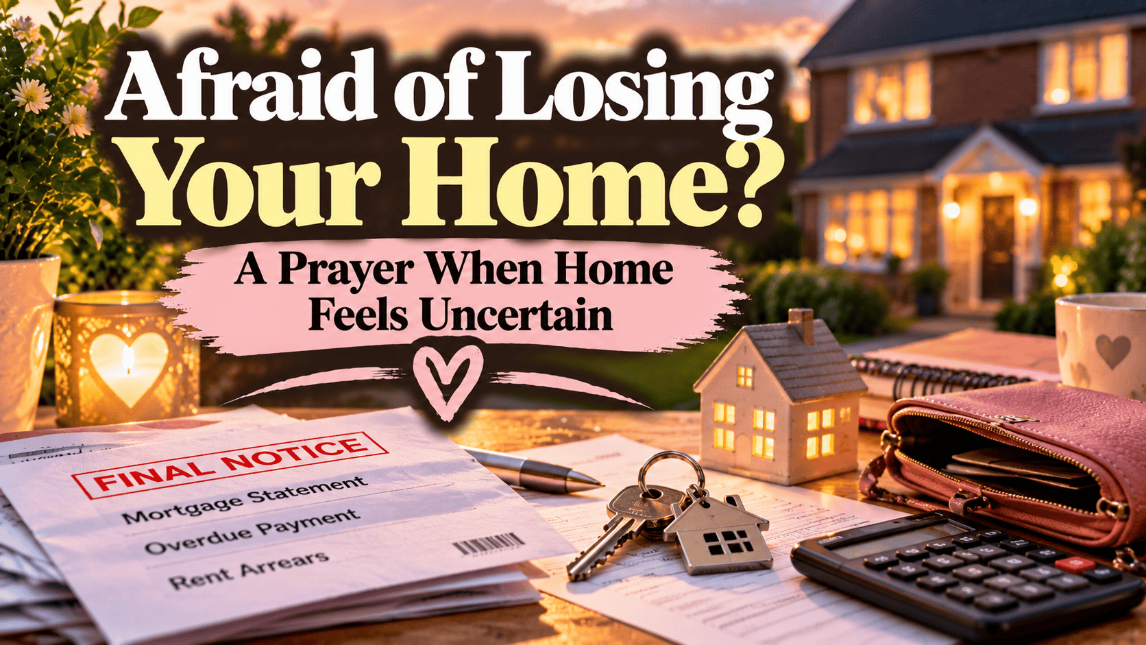 Prayer When You’re Afraid of Losing Your Home